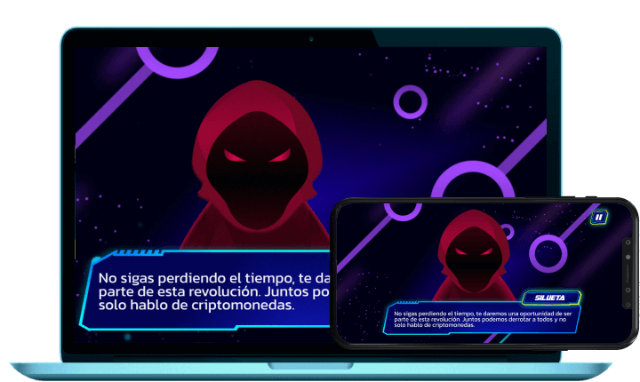 Captura de pantalla de la silueta del juego gratis para pc Coins invaders